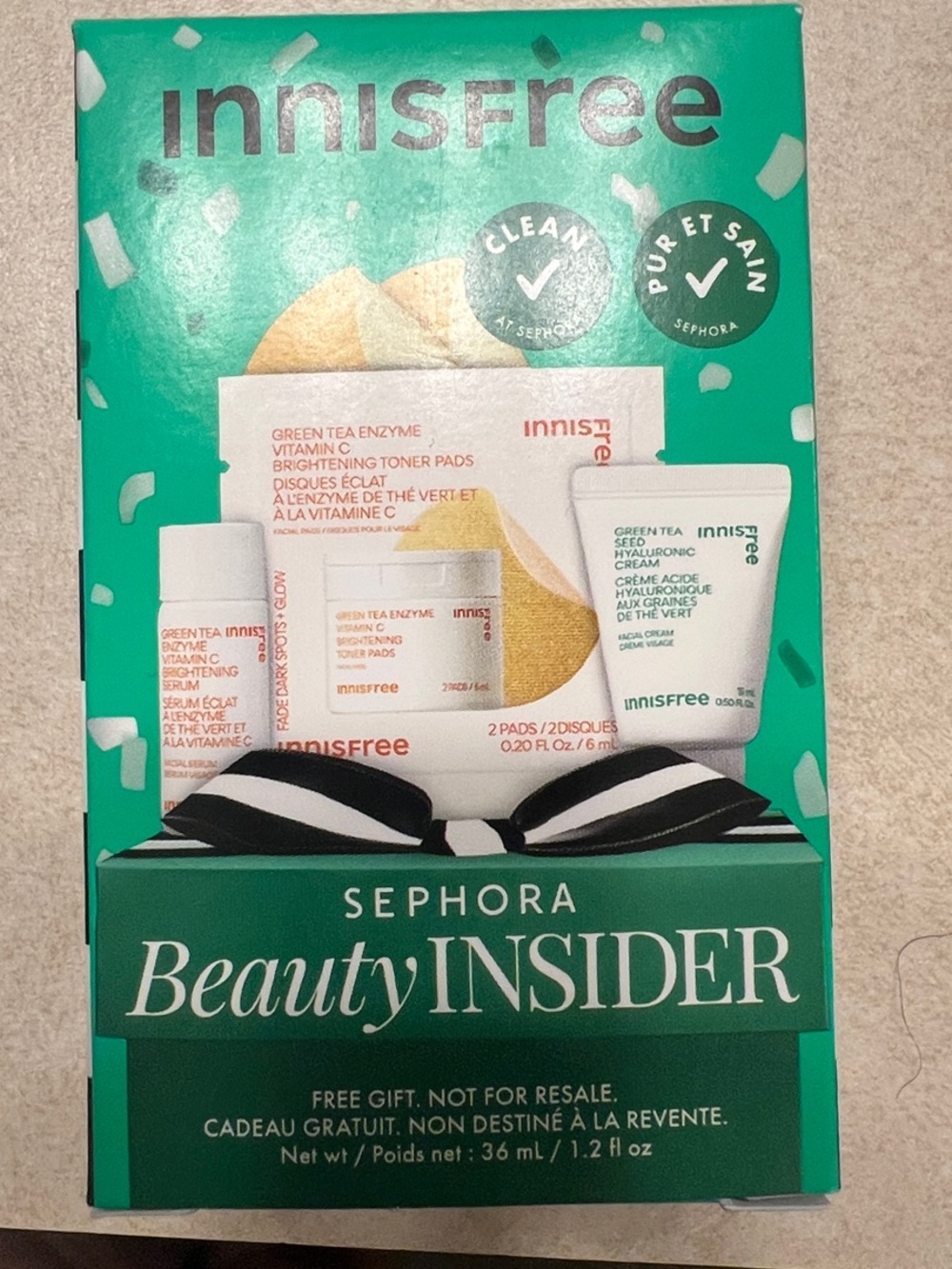 COS Green and White Beauty Insider Toner Set